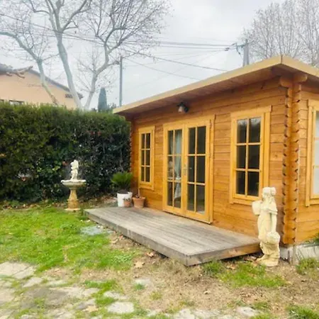홈스테이 Chambre Chalet De Thau 발라룩-르-비유